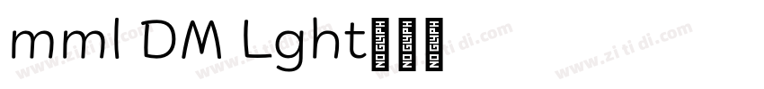 Emmali DEMO Light字体转换